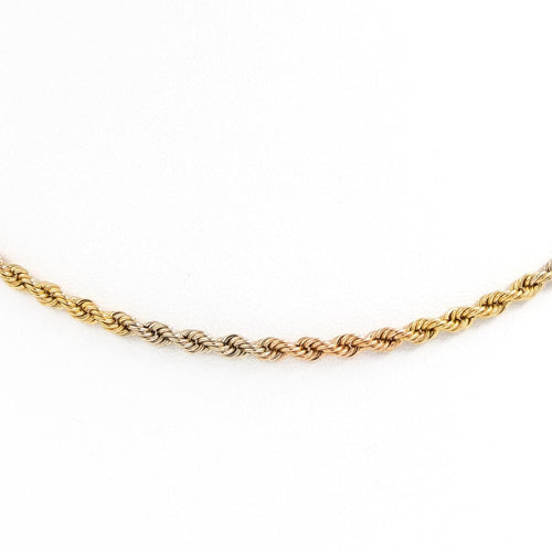 Collier Collier Maille torsadée Or jaune 58 Facettes 1641785CN