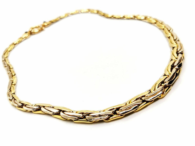 Collier Collier Maille haricot Or jaune 58 Facettes 1655392CN