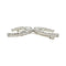 Broche Broche "Fers à Cheval" en platine et diamants. 58 Facettes 31655