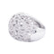 Bague 57 Bague Bucherer "Lacrima" or blanc, diamants. 58 Facettes 33513