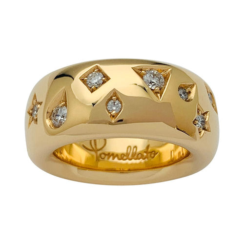 Bague 50 Bague Pomellato, "Iconica", or rose, diamants. 58 Facettes 31956