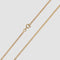 Collier Chaine en or jaune maille gourmette limée 58 Facettes 19-211A