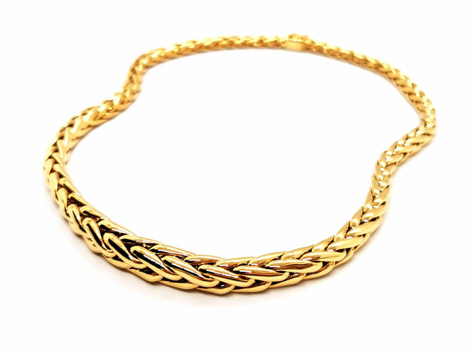 Collier Collier Maille palmier Or jaune 58 Facettes 1629936CN