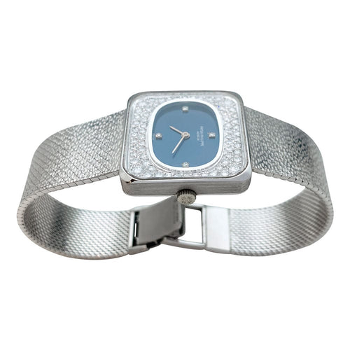 Montre Montre Patek Philippe en or blanc, diamants. Mécanique. 58 Facettes 28395