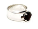 Bague 54 Dinh Van Bague Sixtine Or blanc Grenat 58 Facettes 1505955CN