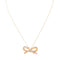 Collier Ginette NY Collier Bow Or rose 58 Facettes 2308937CN