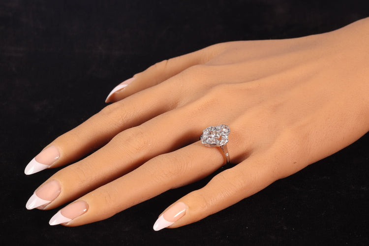 Bague 54 Bague de fiançailles en diamant 58 Facettes 22329-0120