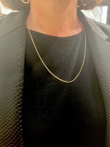 Collier CHAINE MAILLE GOURMETTE 58 Facettes 045221