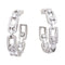 Boucles d'oreilles Boucles d'oreilles Messika, "Move Link", or blanc, diamants. 58 Facettes 33237