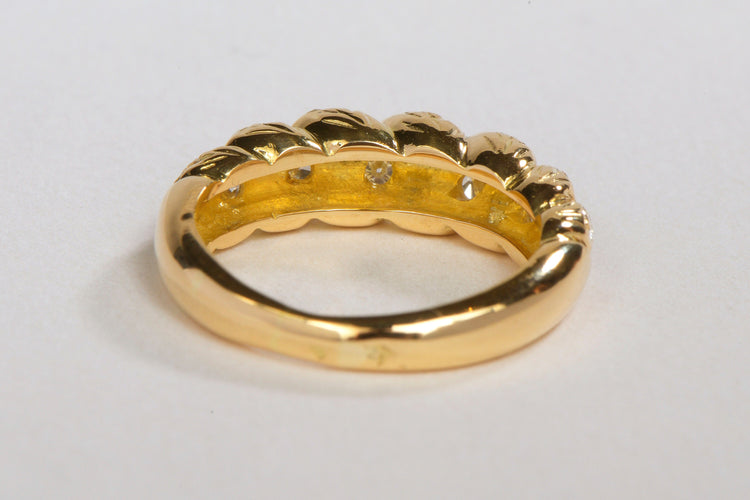 Bague 50 Bague Or jaune Diamant 58 Facettes 00465CN