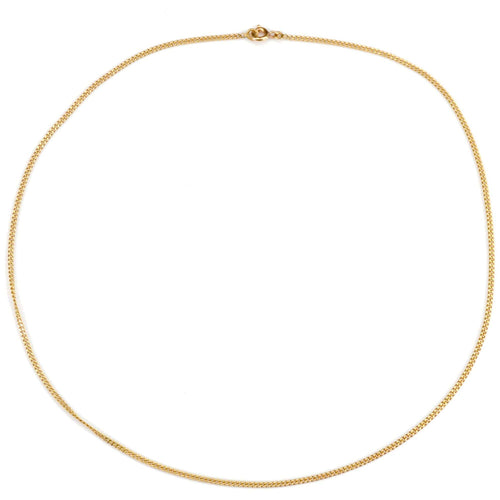 Collier Chaine maille gourmette or jaune 58 Facettes 13-137