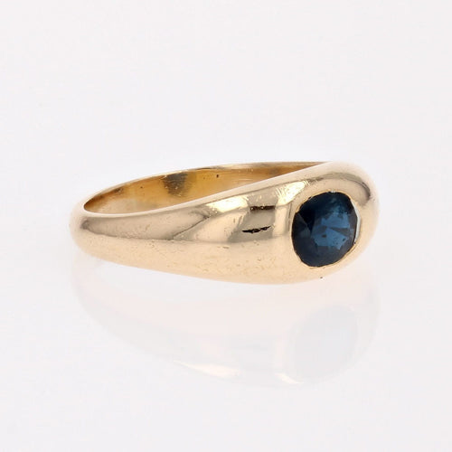 Bague 49 Bague jonc or jaune saphir 58 Facettes 22-518