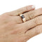 Bague 51 Bague Cartier, "Tank", or rose, grenat. 58 Facettes 31056