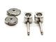 Boucles d'oreilles Dinh Van Boucles d'oreilles Puces Cube Or blanc Diamant 58 Facettes 1236680CN