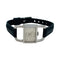 Montre Montre Jaeger Lecoultre & Hermès, modèle "Etrier" en acier, bracelet cuir. 58 Facettes 31519