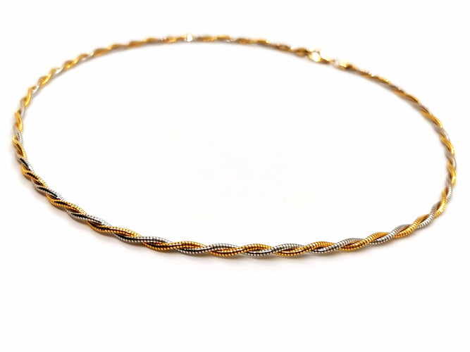 Collier Collier Maille oméga Or Jaune 58 Facettes 1696173CN