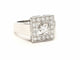 Bague 54 Bague Or blanc Diamant 58 Facettes 578817RV