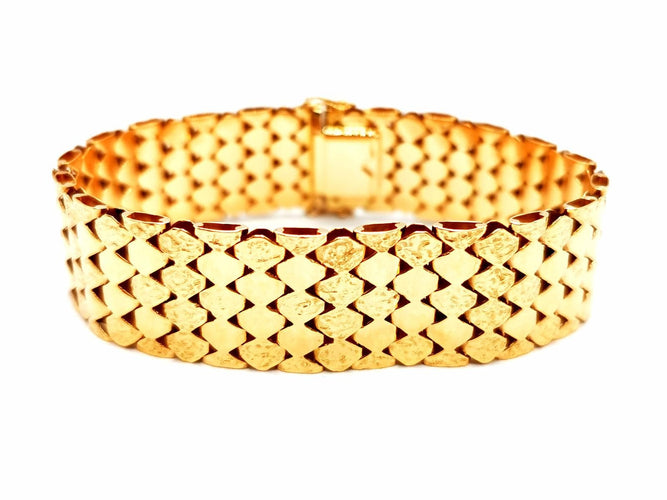 Bracelet Bracelet Manchette Or jaune 58 Facettes 1637062CN