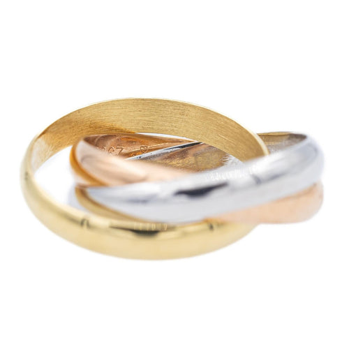 Bague 55 Cartier Bague Trinity Or jaune 58 Facettes 2130776CN