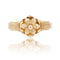 Bague 58 Bague ancienne fleur or rose 58 Facettes 22-503