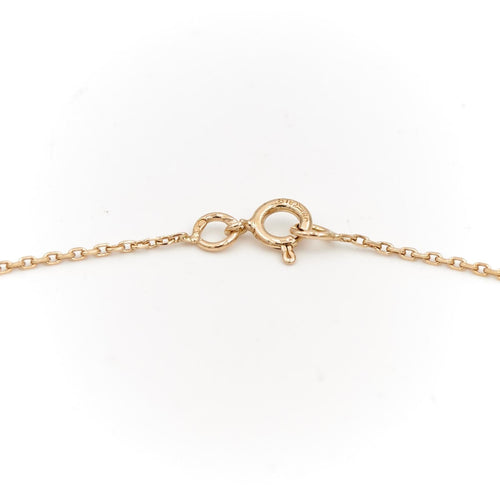 Collier Collier Or jaune Saphir 58 Facettes 1907870CN