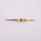 Broche Broche Art-déco Or jaune et platine, saphirs et diamants 58 Facettes