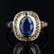 Bague 50 Bague saphir et or filigrané 58 Facettes 22-325