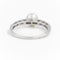 Bague 59 Bague Or blanc Perle 58 Facettes 1875600CN