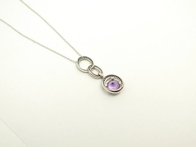 Collier collier MAUBOUSSIN vraiment toi 42 cm en or blanc amethyste et diamants 58 Facettes 256060