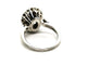 Bague 52 Bague Fleur Or blanc Saphir 58 Facettes 1269764CN