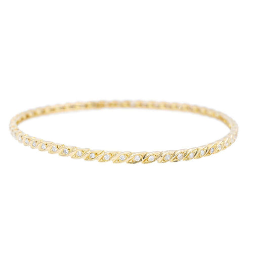 Bracelet Bracelet Jonc Or jaune Diamant 58 Facettes 1970974CN