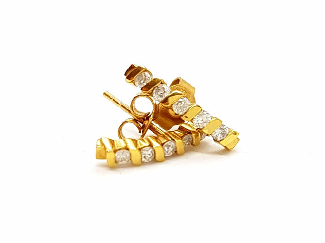 Boucles d'oreilles Boucles d'oreilles Or jaune Diamant 58 Facettes 06433CD