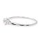 Bague 53 Bague Solitaire Or blanc Diamant 58 Facettes 2708408CN