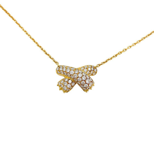Collier Collier Fred "Ombre Féline" en or jaune, diamants. 58 Facettes 31551