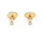 Boucles d'oreilles Boucles d'oreilles Puces Or jaune Diamant 58 Facettes 1643979CN