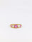 Bague Bague jarretière Saphirs roses Diamants taille ancienne 58 Facettes 842