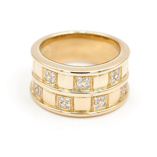 Bague 53 Bague Bandeau Or jaune Diamant 58 Facettes 2031592CN