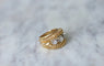 Bague Bague fil vintage or rose diamants 58 Facettes