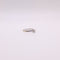 Bague Solitaire or blanc, diamant 58 Facettes