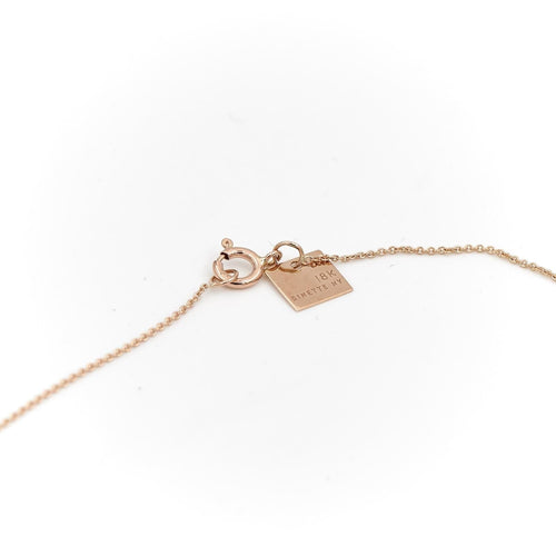 Collier Ginette NY Collier Baby Purity on Chain Or rose 58 Facettes 2199949CN