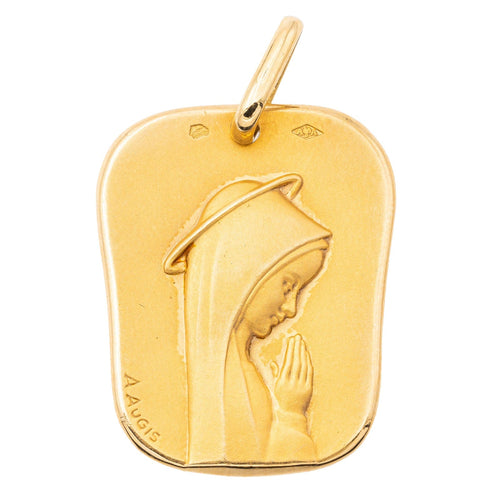 Pendentif Augis Pendentif Religieux Vierge Marie Or jaune 58 Facettes 2275410CN