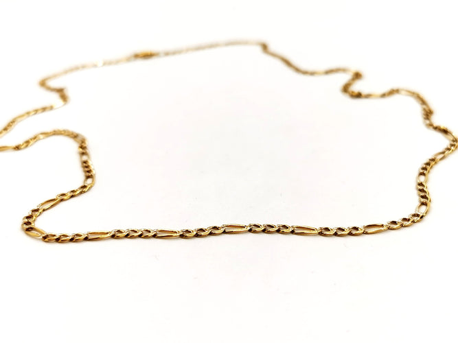 Collier Collier Maille figaro Or jaune 58 Facettes 1141244CD