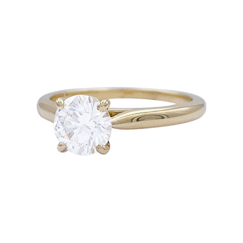 Bague 50 Solitaire Cartier, 1895, or jaune, diamant. 58 Facettes 32473