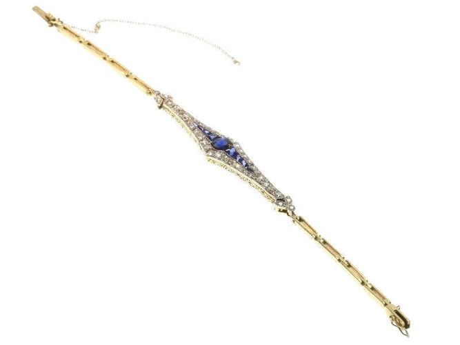 Bracelet Bracelet, diamants, saphir 58 Facettes 12247-0029