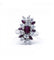 Bague 54 / Blanc/Gris / Or 750‰ Bague Marquise Rubis et Diamant 58 Facettes 230023SP