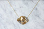 Collier Collier médaille en or jaune, diamant 58 Facettes