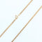 Collier Chaine or jaune maille plate 58 Facettes 15-085