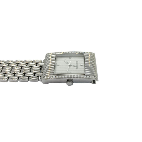 Montre Montre Boucheron, "Reflet", acier et diamants. 58 Facettes 31819