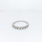 Bague Demi-alliance en or blanc et diamants 58 Facettes 21566