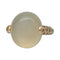 Bague 53 Bague Pomellato, "Luna", or naturel, diamants et pierre de lune. 58 Facettes 31730